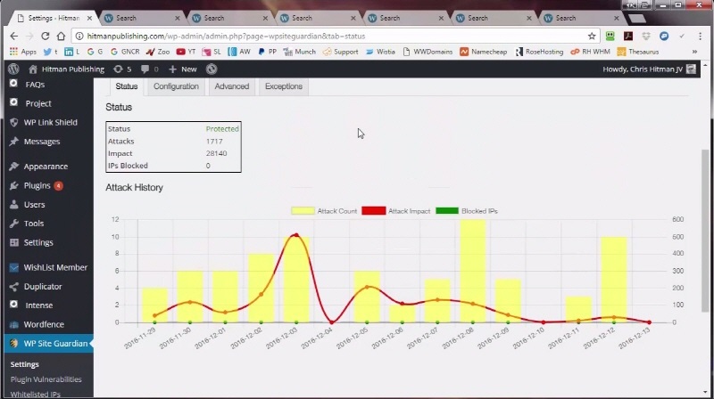 WP Site Guardian 2017 Demo
