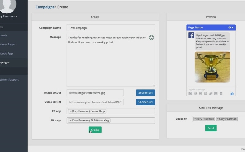 Fan Contact Software