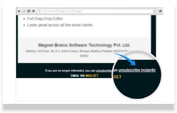 11 Custom Unsubscribe Link
