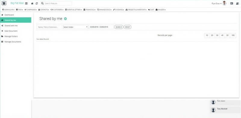DOCUMENTS SHARING Bizggro Testimonial