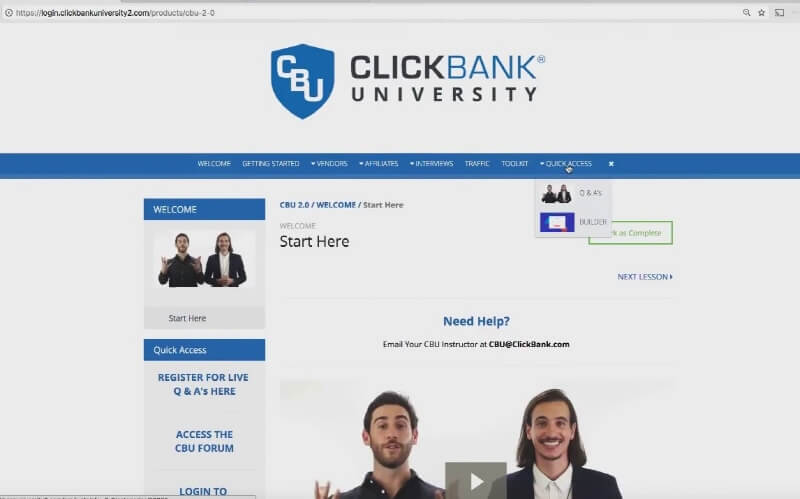 ClickBank University 2.0 Review