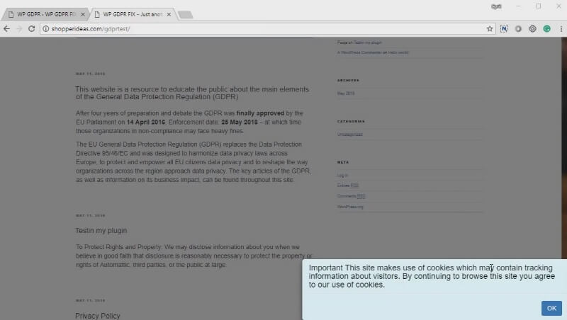 WP GDPR Fix Bonus