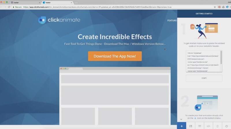 Click Animate Animation App