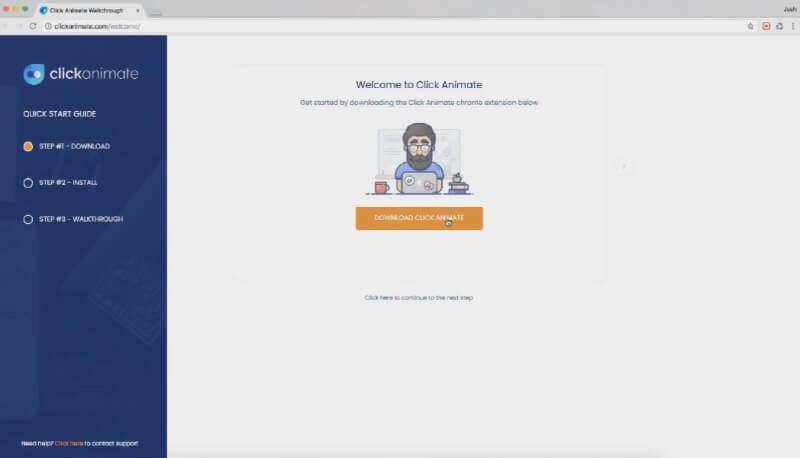 Click Animate Demo