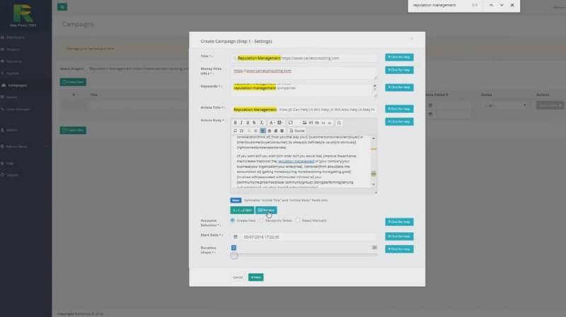 Ranksnap Demo