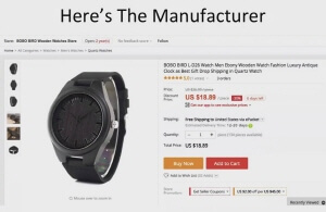 Dropship On Demand case study 3 Wooden Watches