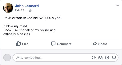 PayKickstart Testimonials proof1