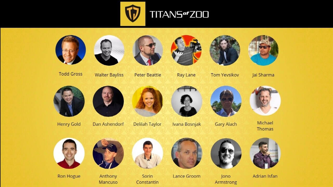 Titans of Zoo Review - Learn From the 20 Top JVZoo Marketers