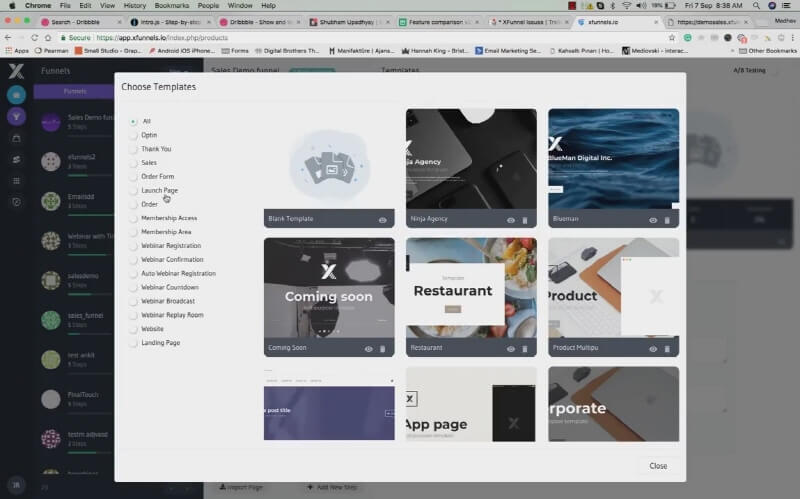 XFunnels Web Page Builder
