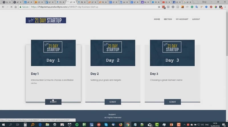 21 Day Online Startup Works