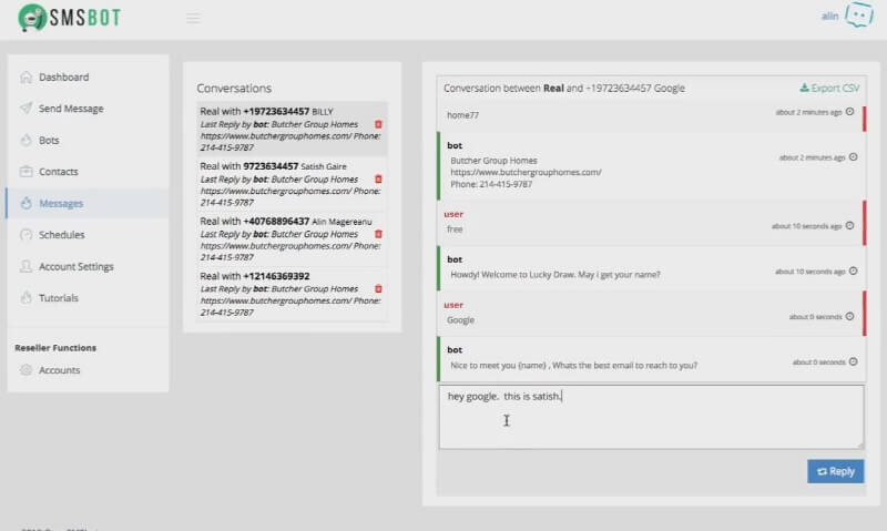 SMSBot Works
