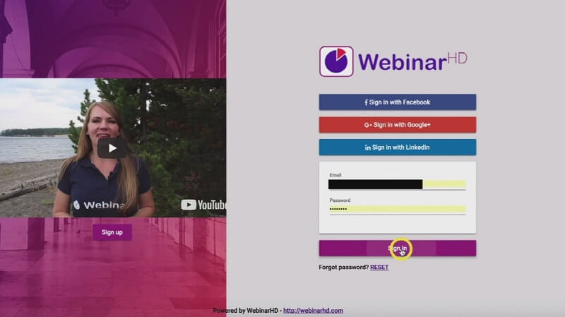 WebinarHD Full Demo