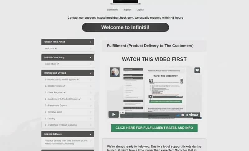 Infinitii Tutorial