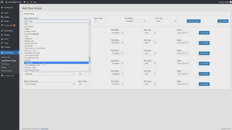 NewsBuilder Demo
