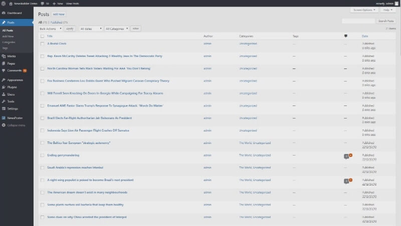Self Updating LIVE Viral News Sites Builder