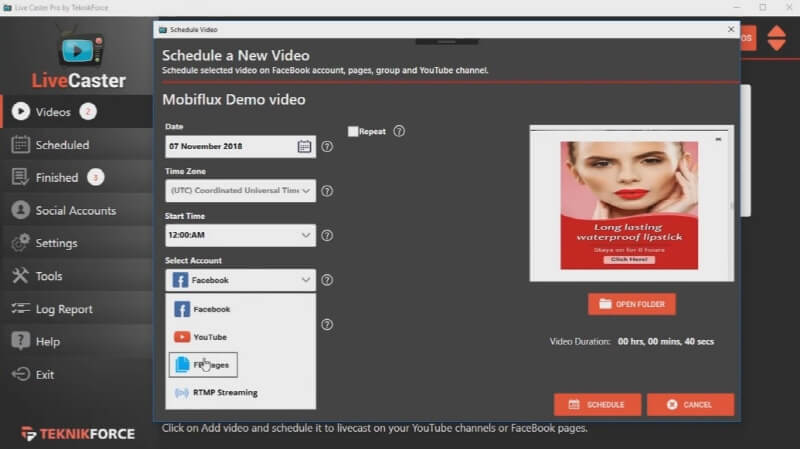 LiveCaster 3 Software