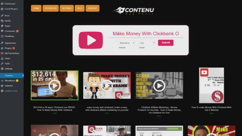 Contenu Full Demo