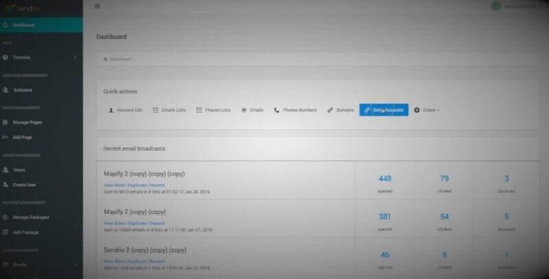 Sendiio Demo
