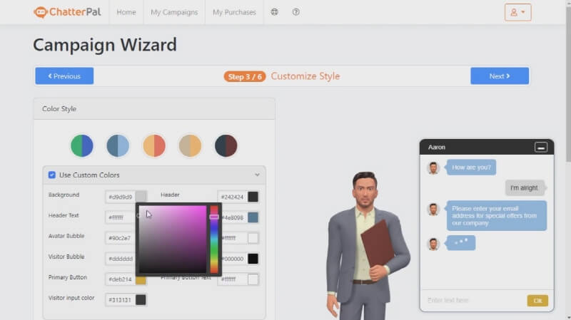Interactive 3D Avatar Smart AI Chat Automation
