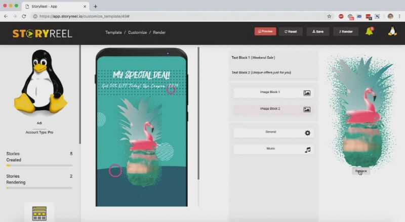 Story Vertical Video Creator