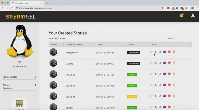 StoryReel Tutorial