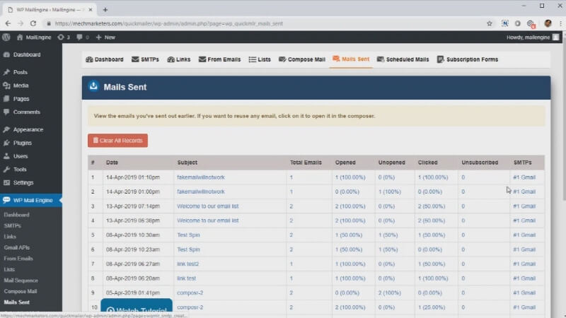 MailEngine Software