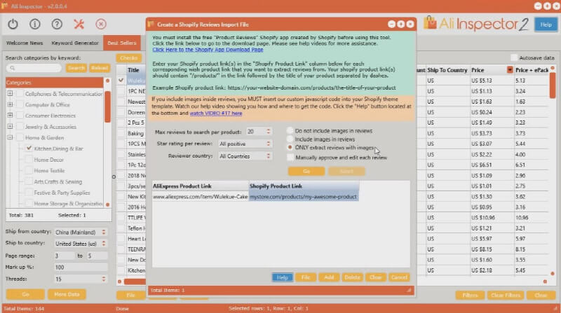 Dropshipping Product Research Tool