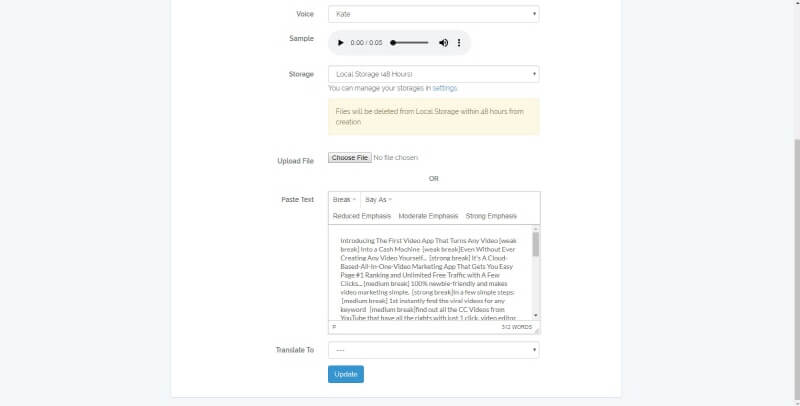 Turn Articles into Voice Over Software
