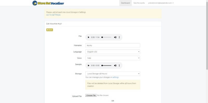 WaveNet Text To Speech Software