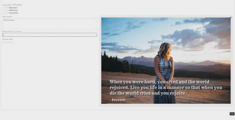 Social Content Posting Service