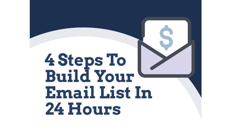 4 Steps to Build Your Email List in 24 Hours