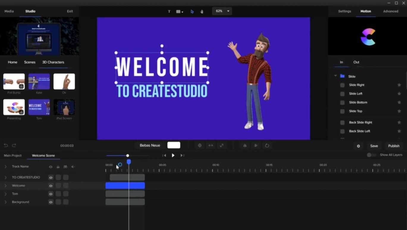 CreateStudio Demo