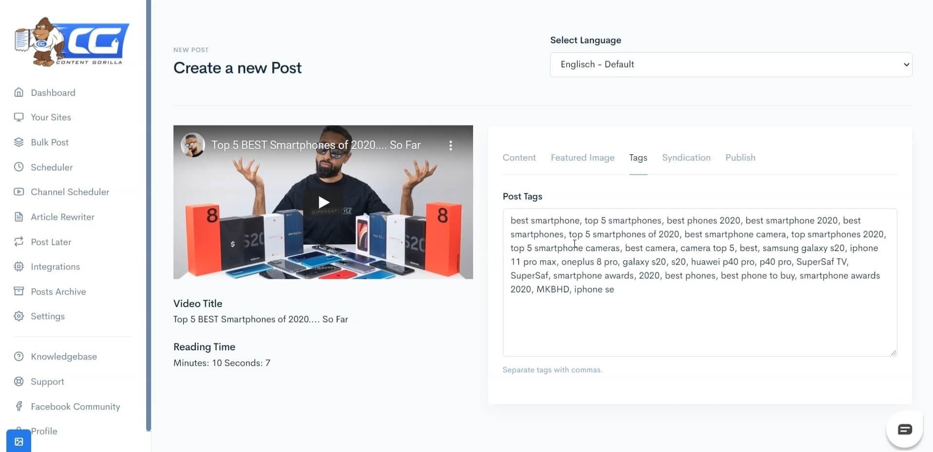100% Unique Content Creation Software Using YouTube