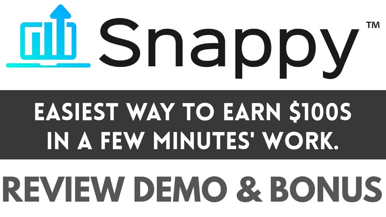 Snappy Review Demo Bonus - 8 in 1 Photo and Video Editing Software