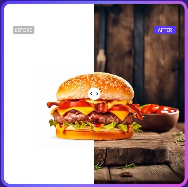 Creativio AI before and after